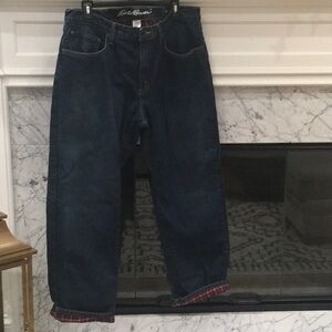 Eddie Bauer Flannel Lined Pants! Sz. 38/30